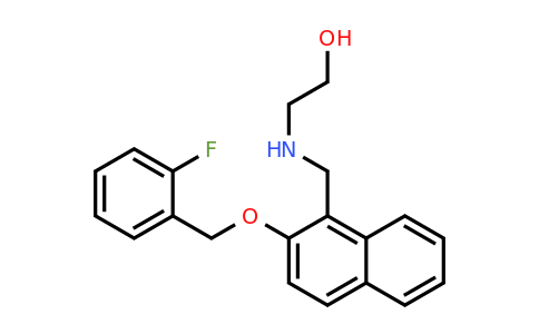 880068-01-9 | 2-(((2-((2-Fluorobenzyl)oxy)naphthalen-1-yl)methyl)amino)ethanol