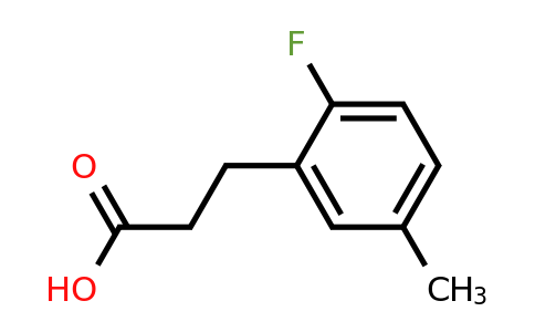 881189-60-2 | 3-(2-Fluoro-5-methylphenyl)propanoic acid