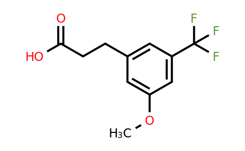 881190-34-7 | 3-(3-Methoxy-5-(trifluoromethyl)phenyl)propanoic acid