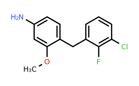 882535-01-5 | 4-(3-Chloro-2-fluorobenzyl)-3-methoxyaniline