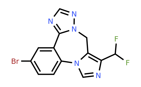 883093-10-5 | 3-Bromo-10-(difluoromethyl)-9H-benzo[f]imidazo[1,5-a][1,2,4]triazolo[1,5-d][1,4]diazepine