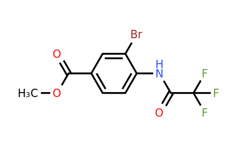 884302-70-9 | Methyl 3-bromo-4-(2,2,2-trifluoroacetamido)benzoate