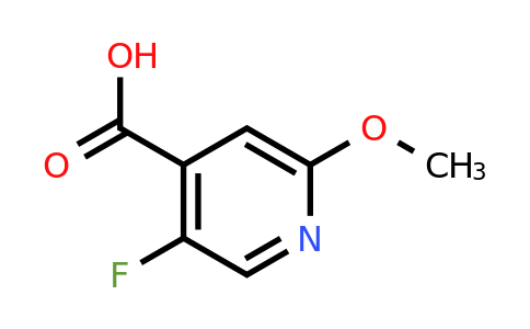 884495-30-1 | 5-Fluoro-2-methoxyisonicotinic acid