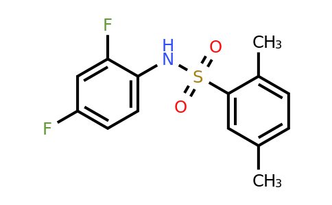 884629-44-1 | N-(2,4-Difluorophenyl)-2,5-dimethylbenzenesulfonamide
