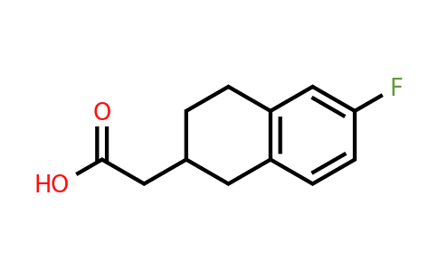 885269-53-4 | 2-(6-Fluoro-1,2,3,4-tetrahydronaphthalen-2-yl)acetic acid