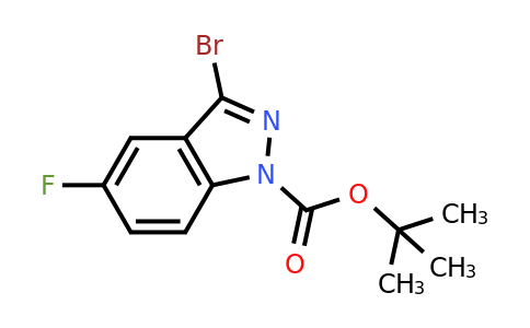 885271-57-8 | tert-Butyl 3-bromo-5-fluoro-1H-indazole-1-carboxylate