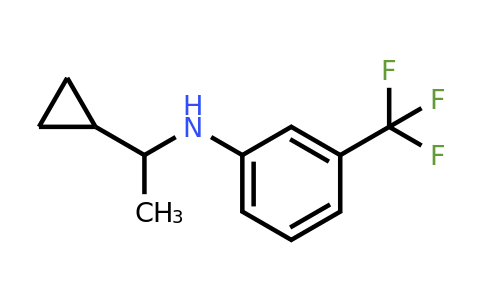 885460-34-4 | N-(1-Cyclopropylethyl)-3-(trifluoromethyl)aniline