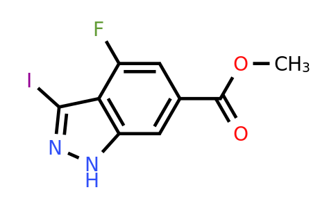 885521-35-7 | Methyl 4-fluoro-3-iodo-1H-indazole-6-carboxylate