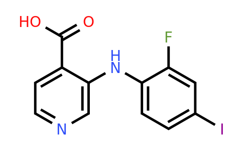 885588-03-4 | 3-((2-Fluoro-4-iodophenyl)amino)isonicotinic acid