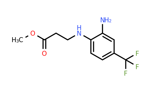 885949-99-5 | Methyl 3-((2-amino-4-(trifluoromethyl)phenyl)amino)propanoate