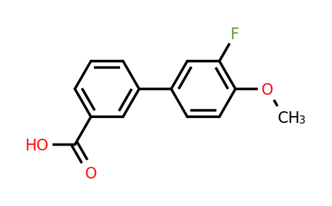 885964-80-7 | 3'-Fluoro-4'-methoxy-[1,1'-biphenyl]-3-carboxylic acid