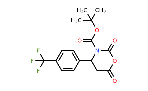 886362-59-0 | tert-Butyl 2,6-dioxo-4-(4-(trifluoromethyl)phenyl)-1,3-oxazinane-3-carboxylate