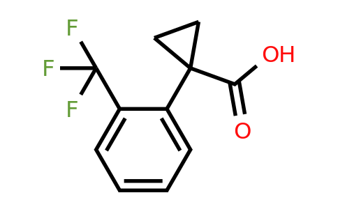 886366-06-9 | 1-(2-(Trifluoromethyl)phenyl)cyclopropanecarboxylic acid