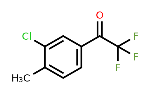886370-18-9 | 1-(3-Chloro-4-methylphenyl)-2,2,2-trifluoroethanone
