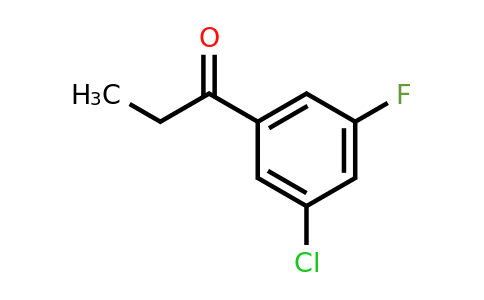 886496-66-8 | 1-(3-Chloro-5-fluorophenyl)propan-1-one