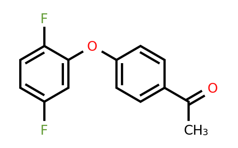 886497-69-4 | 1-(4-(2,5-Difluorophenoxy)phenyl)ethanone