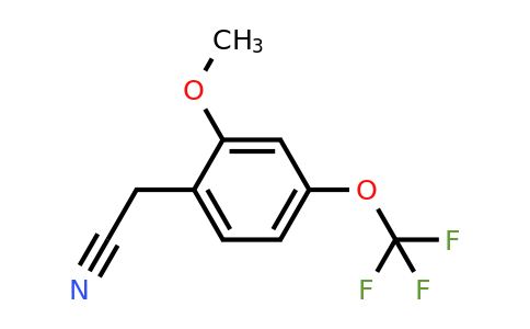 886500-40-9 | 2-(2-Methoxy-4-(trifluoromethoxy)phenyl)acetonitrile