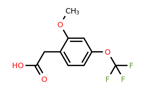 886500-45-4 | 2-(2-Methoxy-4-(trifluoromethoxy)phenyl)acetic acid