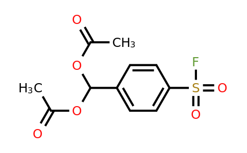 88654-55-1 | (4-(Fluorosulfonyl)phenyl)methylene diacetate
