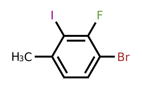 886762-55-6 | 1-Bromo-2-fluoro-3-iodo-4-methylbenzene
