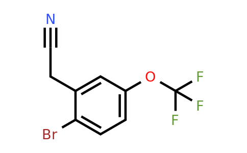 886763-17-3 | 2-(2-Bromo-5-(trifluoromethoxy)phenyl)acetonitrile
