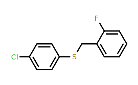 887079-34-7 | (4-Chlorophenyl)(2-fluorobenzyl)sulfane