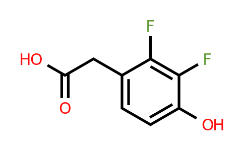 887587-75-9 | 2,3-Difluoro-4-hydroxyphenylacetic acid