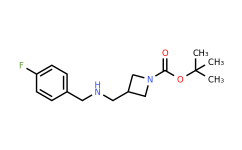 887590-16-1 | tert-Butyl 3-(((4-fluorobenzyl)amino)methyl)azetidine-1-carboxylate