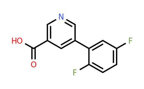 887973-41-3 | 5-(2,5-Difluorophenyl)nicotinic acid