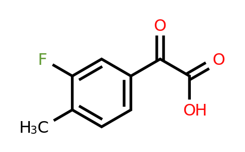 890097-96-8 | 2-(3-Fluoro-4-methylphenyl)-2-oxoacetic acid