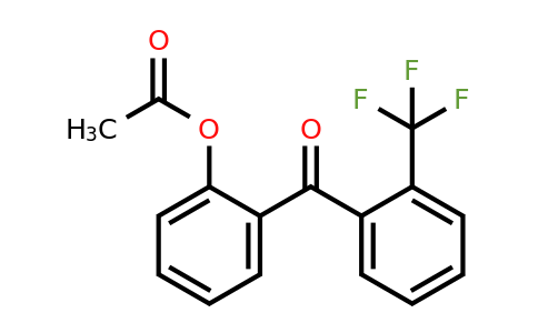 890098-93-8 | 2-(2-(Trifluoromethyl)benzoyl)phenyl acetate