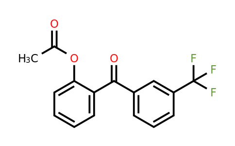890098-95-0 | 2-(3-(Trifluoromethyl)benzoyl)phenyl acetate