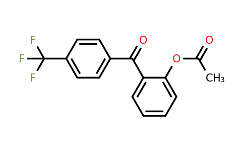 890098-97-2 | 2-(4-(Trifluoromethyl)benzoyl)phenyl acetate
