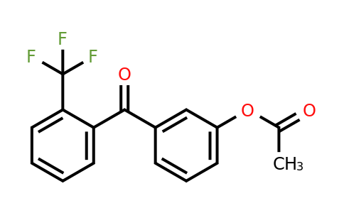 890099-39-5 | 3-(2-(Trifluoromethyl)benzoyl)phenyl acetate
