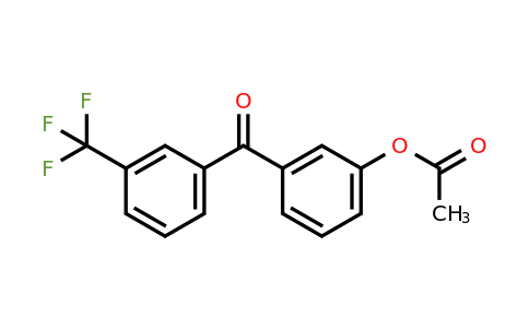 890099-41-9 | 3-(3-(Trifluoromethyl)benzoyl)phenyl acetate