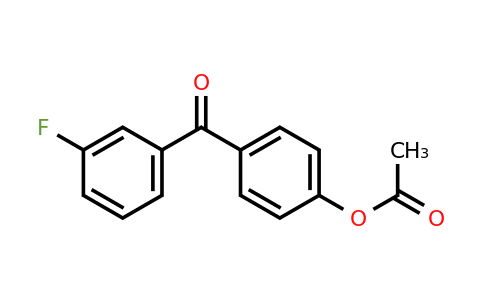 890099-42-0 | 4-Acetoxy-3'-fluorobenzophenone