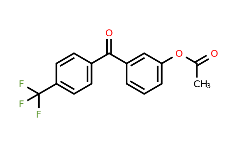 890099-43-1 | 3-(4-(Trifluoromethyl)benzoyl)phenyl acetate
