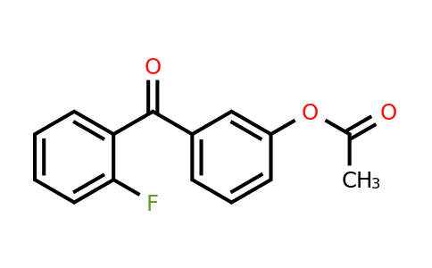 890099-45-3 | 3-Acetoxy-2'-fluorobenzophenone