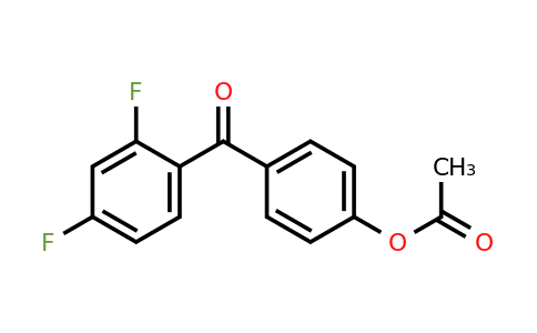 890099-97-5 | 4-Acetoxy-2',4'-difluorobenzophenone