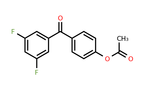 890100-05-7 | 4-Acetoxy-3',5'-difluorobenzophenone