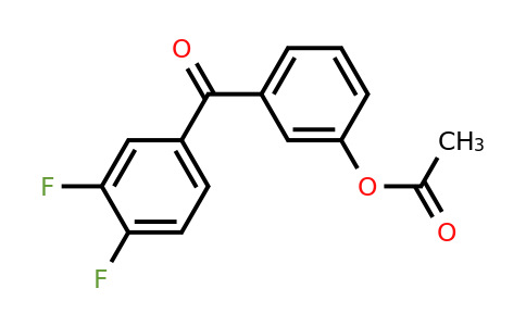 890100-20-6 | 3-Acetoxy-3',4'-difluorobenzophenone