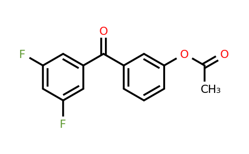 890100-22-8 | 3-Acetoxy-3',5'-difluorobenzophenone