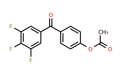 890100-39-7 | 4-Acetoxy-3',4',5'-trifluorobenzophenone