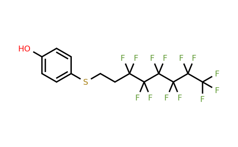 892155-19-0 | 4-((3,3,4,4,5,5,6,6,7,7,8,8,8-Tridecafluorooctyl)thio)phenol