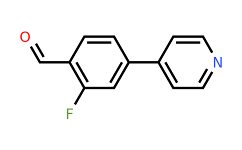 893637-82-6 | 2-Fluoro-4-(pyridin-4-yl)benzaldehyde