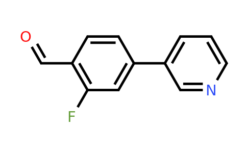 893637-83-7 | 2-Fluoro-4-(pyridin-3-yl)benzaldehyde