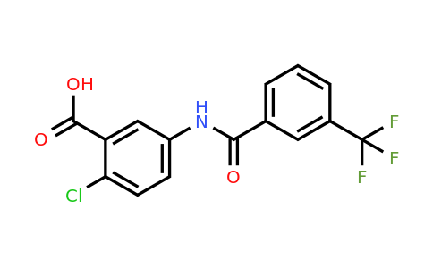896160-35-3 | 2-Chloro-5-(3-(trifluoromethyl)benzamido)benzoic acid