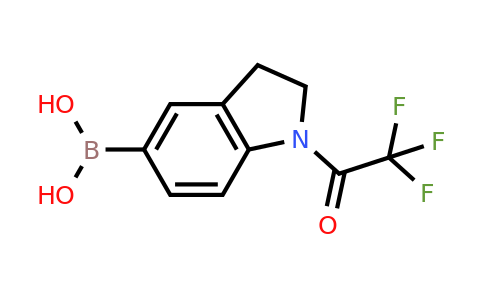 897374-17-3 | (1-(2,2,2-Trifluoroacetyl)indolin-5-yl)boronic acid