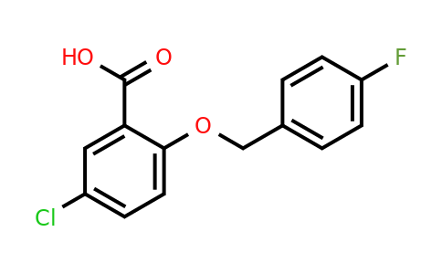 898135-66-5 | 5-Chloro-2-((4-fluorobenzyl)oxy)benzoic acid
