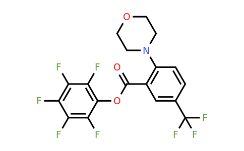 898289-52-6 | Perfluorophenyl 2-(morpholin-4-yl)-5-(trifluoromethyl)benzoate